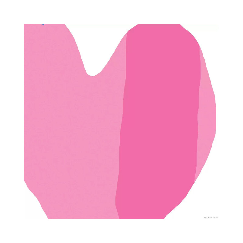 Pink Heart by Art Mirano - Wrapped Canvas Minimalistic, 30.48cm H x 30.48cm W x 1.91cm D