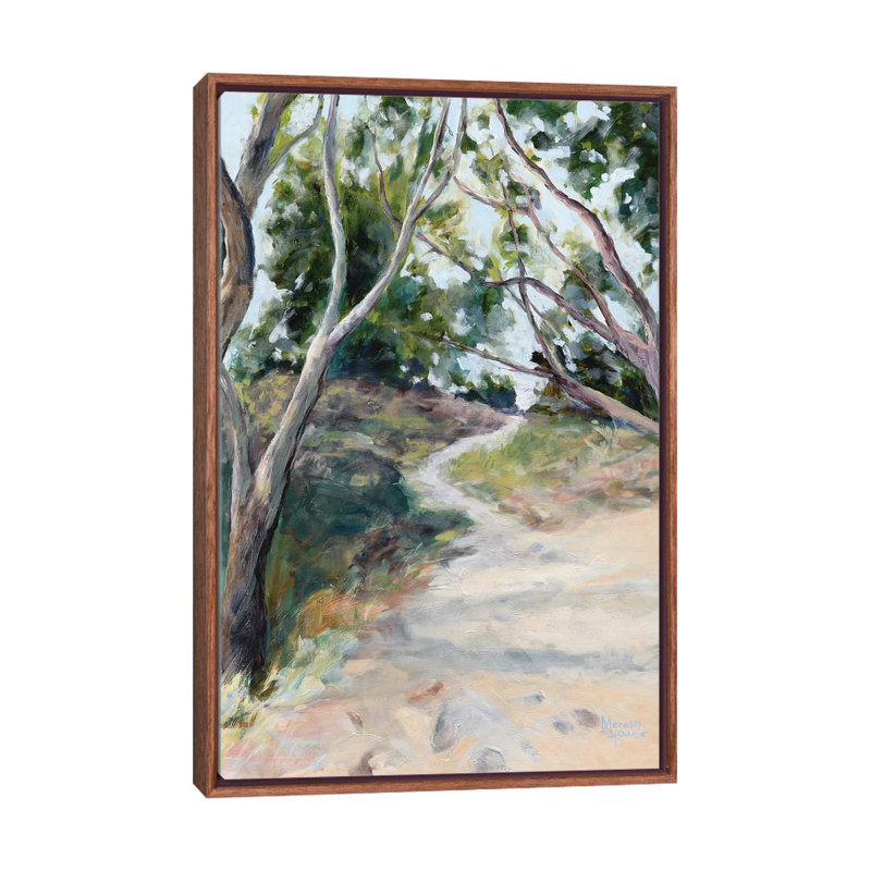 Beach Path - reproduction d'art murale encadrée, H 40 po x l 26 po, Reproduction encadrée sans passe-partout, Brun