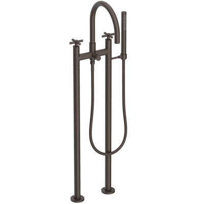 Exposed Tub & Hand Shower Set W/Risers