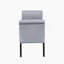 Banc de rangement rembourré avec accoudoirs roulés-149364672
