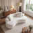 Cream White Boucle est en rupture de stock