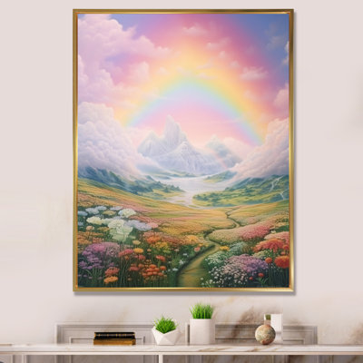 Glorious Rainbows In Paradise Valley I sur impression sur toile