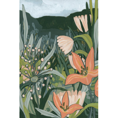 Spring Valley Blooms II 1 Piece Wrapped Canvas Painting