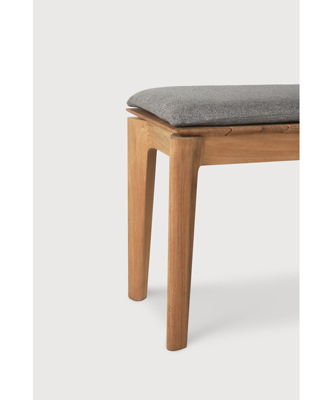 Bok Outdoor Teak Dining Bench, Mocha