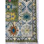 Tapis gris clair noué à la main Gabbeh