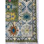 Tapis traditionnel en laine noué à la main vert clair / vert clair Gabbeh
