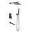 Shower System 10 Inch Square Bathroom Luxury Rain Mixer Shower Combo Set-122404478