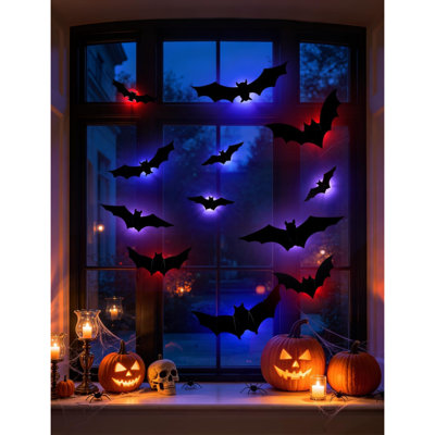 Plastic Wall Mounted Halloween Outdoor Decoration