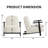 27.8"W Upholstered Solid Wood Chair Arm Chair for Living Room-955499876