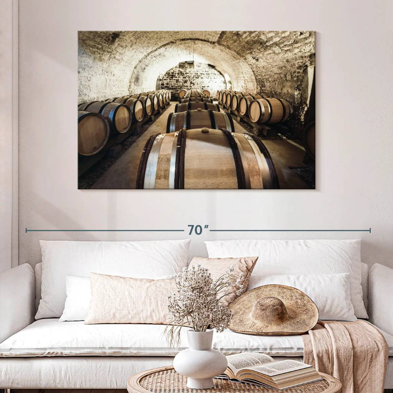 Yarlin Ancient Wine Cellar, 32" H x 48" W