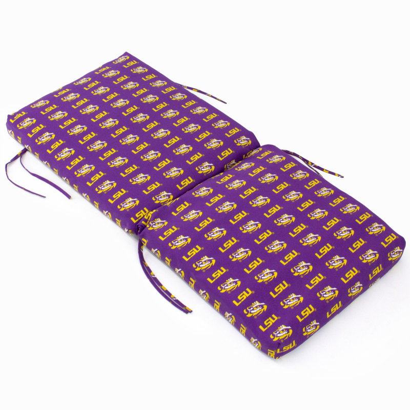 Coussin de chaise de salle à manger intérieur/extérieur lsu tigers NCAA