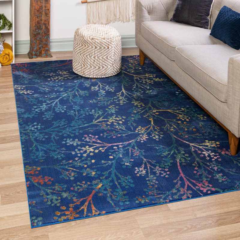 Antony Floral Indoor Rug, Rectangle 2' x 3'