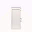 Armoire de bar à vin blanche modulaire avec huche pour salle à manger