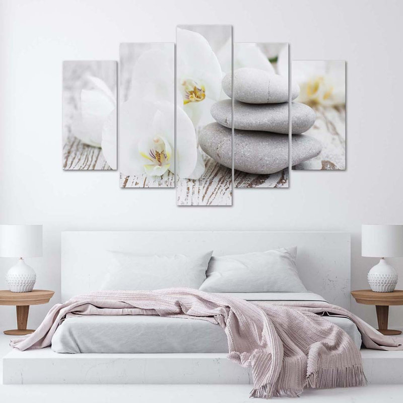 Orchids - 5 Piece No Frame Set on Canvas