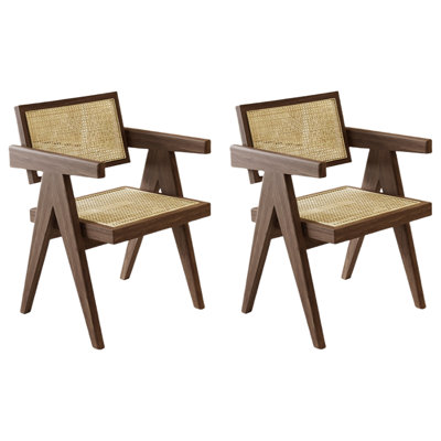 Chaise en bois massif avec dossier confortable