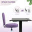 Chaises de bureau en lin et mousse, conception réglable et siège pivotant, 40 po x 50,2 po x 88,9 po