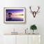 Tree Alone During a Purple Sunset in Abstract - Picture Frame Painting Print-55611263-55611266