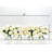 Modern Long Peony Arrangement Artificial Faux Centerpiece -125282362