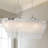 Khennedi 8-Light Crystal Kitchen Island Pendant