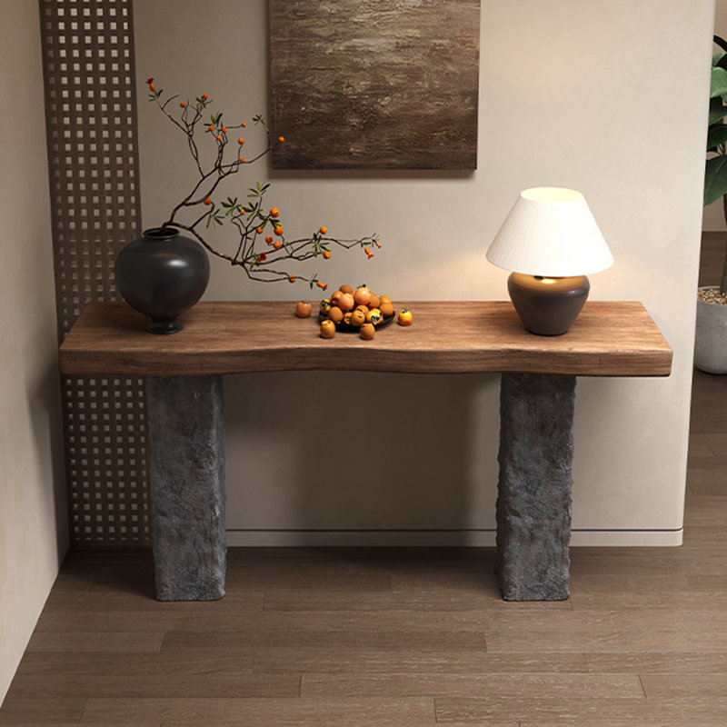 Console américaine simple, H 31,5 po x l 63 po x P 13,8 po