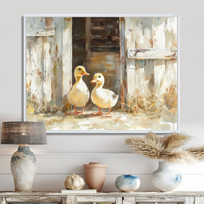 Dreion Ducks Portrait At The Farm I - Duck Wall Art