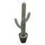 Cactus artificiel Saguaro 8 x 5 x 24,5 po en pot noir