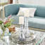 Ensemble de porte-bougie en verre fait main