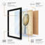 Elegant Tulip Botanical - Framed Print-1846360848-1846360852