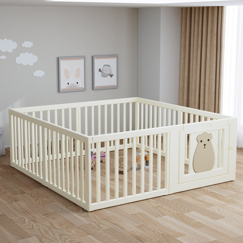 Parc pour bébé avec 14 panneaux et centre pour enfants avec barrière de sécurité pour les tout-petits