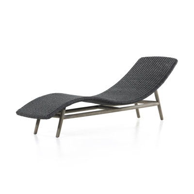 Portia Outdoor Teak Chaise Lounge