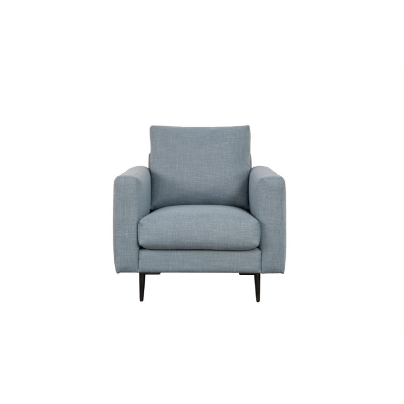 Woodley Upholstered Armchair, Blue