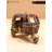  5'' Brass Auto Rickshaw With Inlay Work - Table Decor Item