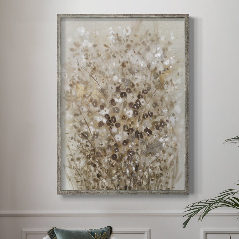 Flourishing I Framed Print - Solid Wood, 11" H x 9" W