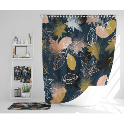 Nekhi Polyester Shower Curtain Set