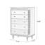 Armoire d'appoint en bois de noisette + bois massif noir