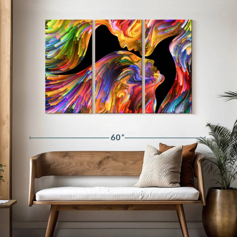 Avery Abstract Affection, H 32 po x l 50 po