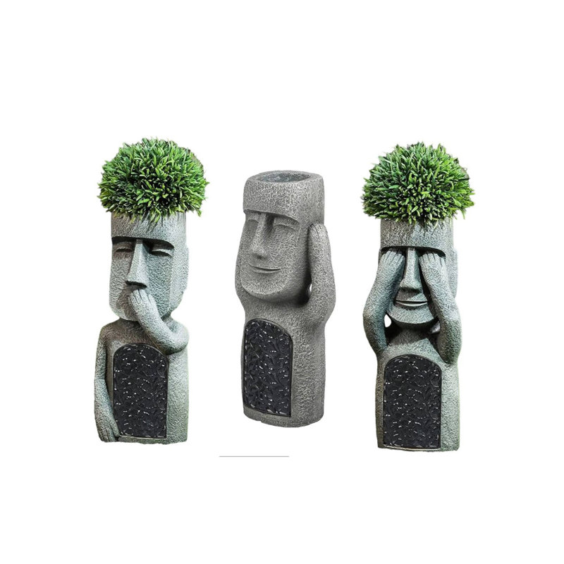 Courtni Ceramic Statue Planter