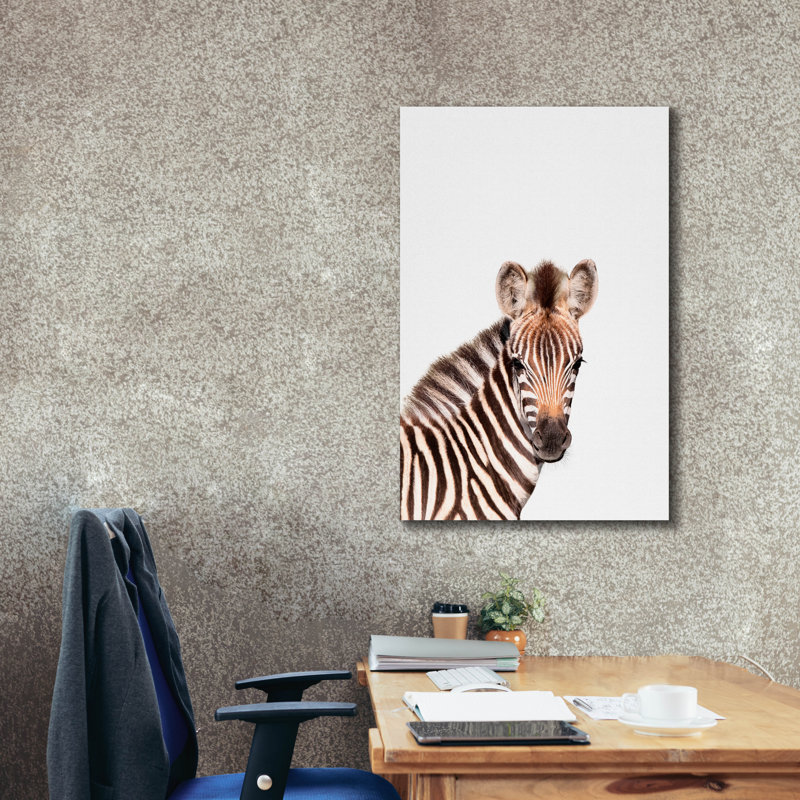 «Baby Zebra» par Tai Prints, H 40 po x l 26 po x P 1,5 po
