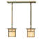 Luminaire suspendu tambour 2 lumières