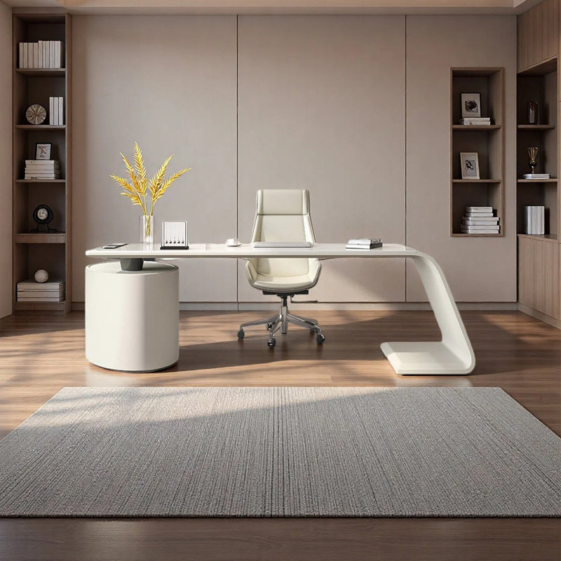 Bureau moderne de style italien, H 29,53 po x l 62,99 po x P 27,56 po