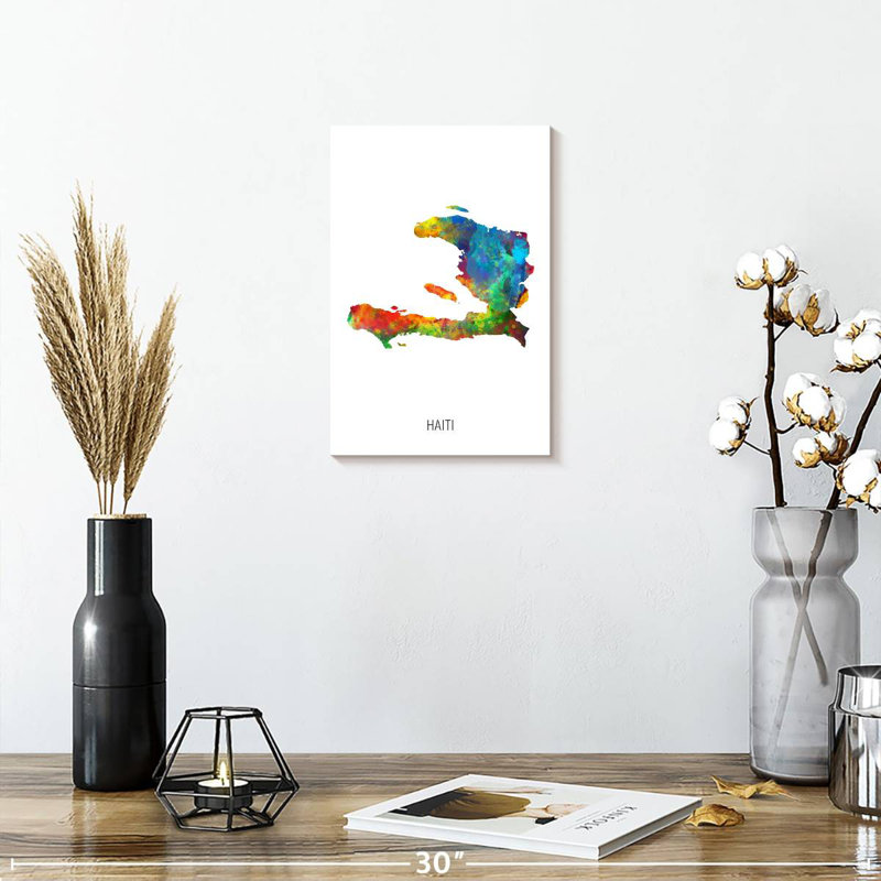 Aquarelle d'Haïti, Hisami I, H 12 po x l 8 po