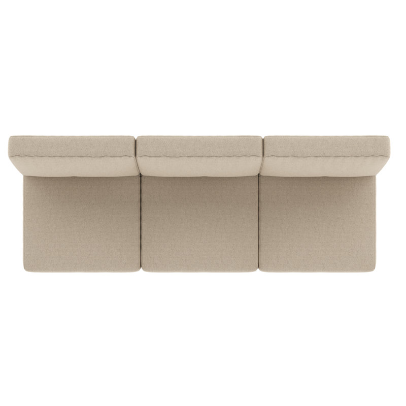 Sunbrella® Outdoor Sofa Seat / Back Cushion, Sunbrella Bliss Sand