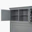 Grand lit escamotable polyvalent avec armoires et porte-bouteilles pour optimiser l'espace-488362704