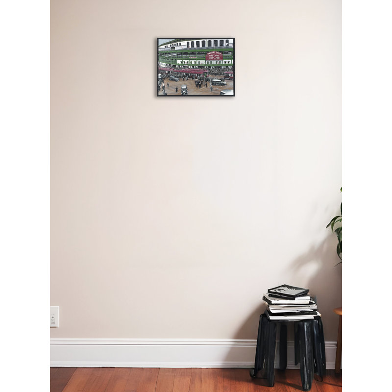Vintage Wrigley Field Baseball Stadium Canvas Print
