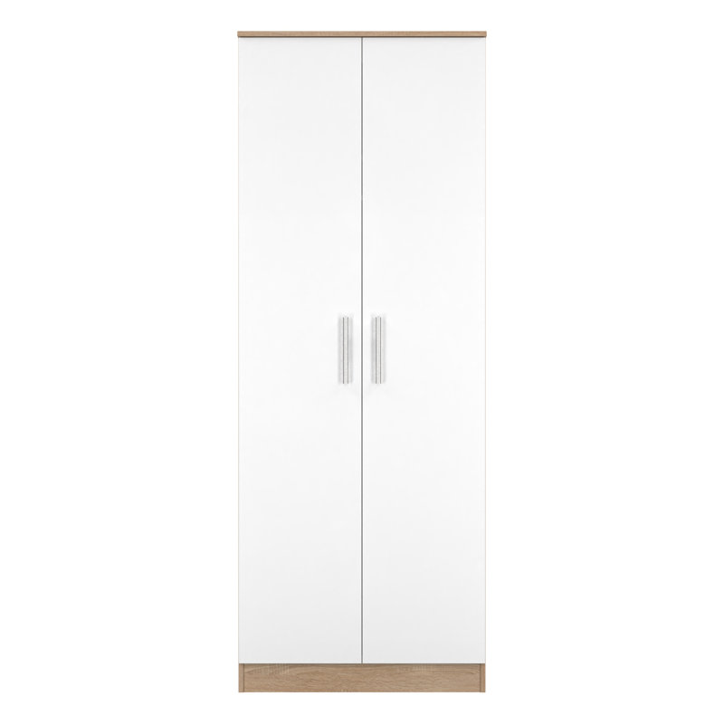 Fully Assembled 2 Door Wardrobe, Smooth Matt