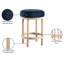 Tabouret de comptoir en velours Monette-888047085-900618415