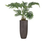 straight fire 4ft Artificial Plant Faux Fake Saguaro Cactus Artificial  Potted Plants in Cement Planter Pot for Home Office Decor Indoor (Size :  120cm)