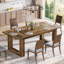 63-Inch Wood Farmhouse Dining Table-1760537067