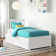 Brunelle Solid Wood Platform Bed with Matching Footboard and Storage Drawers 