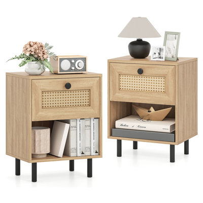 40cm W Bedside Table